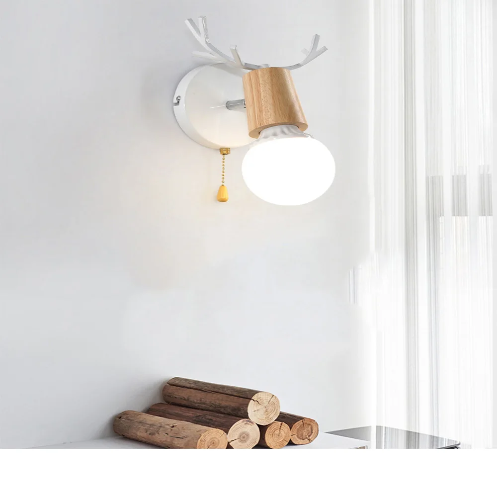 Modern minimalist wall light living room bedroom bedside wall lamp wrought iron zipper creative deer head led wall lamp
Modern minimalist wall light living room bedroom bedside wall lamp wrought iron zipper creative deer head led wall lamp