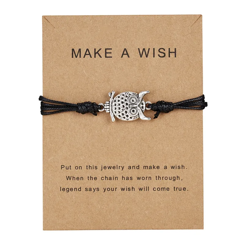 Fashion Owl Weaving Adjustable Bracelets Bangle Antique Silver Sea Turtle Charms Women Men Boys Girls Unisex Jewelry
Fashion Owl Weaving Adjustable Bracelets Bangle Antique Silver Sea Turtle Charms Women Men Boys Girls Unisex Jewelry
