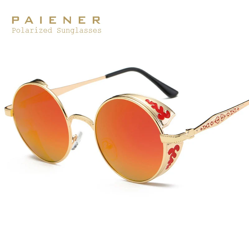 Luxury Baroque Carved Women Round Sunglasses Polarized Top Shield Sun Glasses Polaroid Goggles Lenses de sol With accessories
Luxury Baroque Carved Women Round Sunglasses Polarized Top Shield Sun Glasses Polaroid Goggles Lenses de sol With accessories