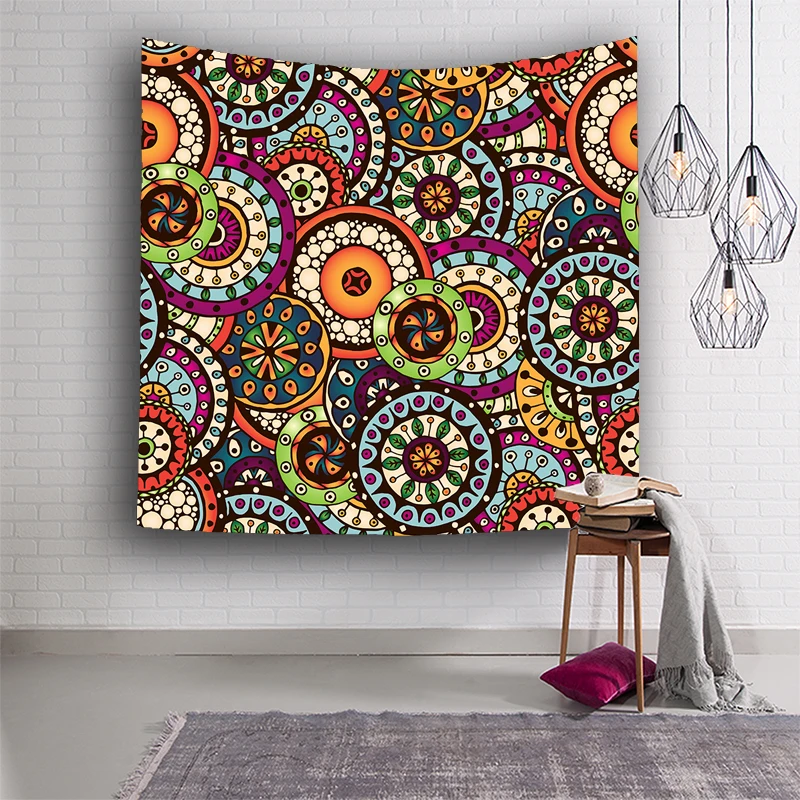 Bohemia Tapestry Wall Hanging Wall Tapestry Blanket Farmhouse Decor Home Decorations Psychedelic Dorm Headboard 100% Polyester
Bohemia Tapestry Wall Hanging Wall Tapestry Blanket Farmhouse Decor Home Decorations Psychedelic Dorm Headboard 100% Polyester