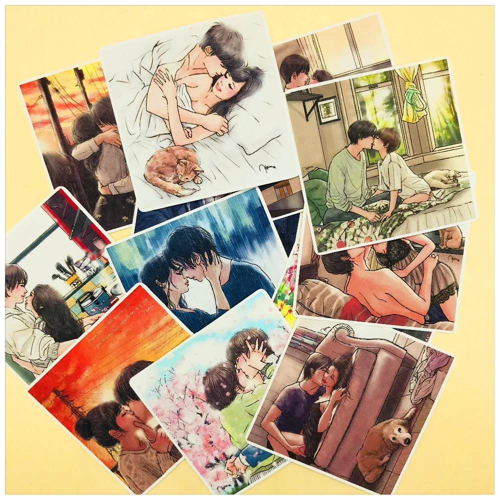 12pcs Hand Drawing Sweetheart Lovers sticker Creative cute self-made scrapbooking /decorative DIY notebook Stationery
12pcs Hand Drawing Sweetheart Lovers sticker Creative cute self-made scrapbooking /decorative DIY notebook Stationery