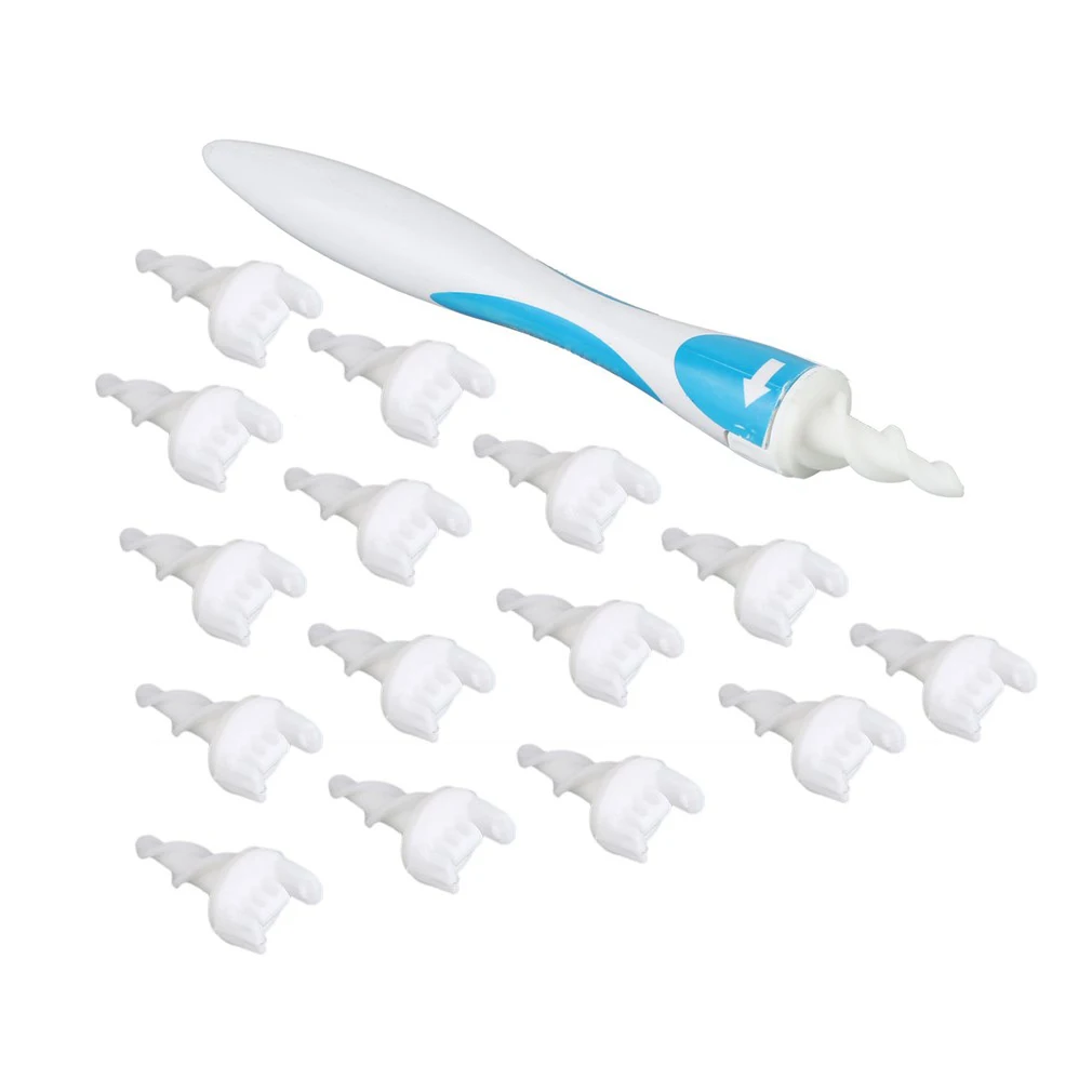 16 Tips Rotating Ear Cleaner with Soft Silicone Tips Safety Remove the Earwax Tool Simply Twist To Grab And Extract Earwax
16 Tips Rotating Ear Cleaner with Soft Silicone Tips Safety Remove the Earwax Tool Simply Twist To Grab And Extract Earwax