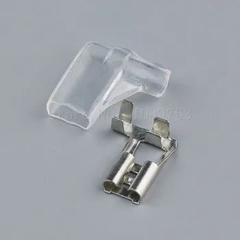 100Sets 4.8mm Female RA Flag Spade Tin Plated Terminal Connector + Insulate Case
100Sets 4.8mm Female RA Flag Spade Tin Plated Terminal Connector + Insulate Case