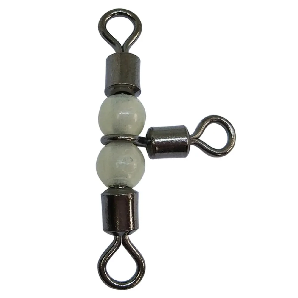 F2038 100pieces/lot 3 Way Three-Way 3-Way Rolling Swivels Triple Swivels with Glow bead Various Sizes Fishing Tackle
F2038 100pieces/lot 3 Way Three-Way 3-Way Rolling Swivels Triple Swivels with Glow bead Various Sizes Fishing Tackle