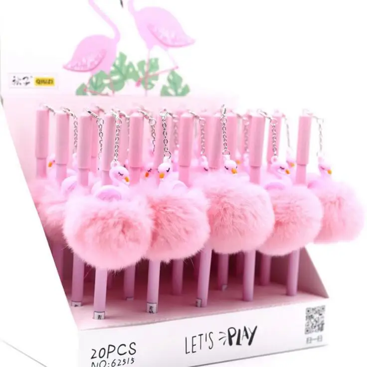 Flamingo Warm Ball Plush Pendant Gel Pen Cute 0.5 mm black Ink neutral Pen Promotional Gift Stationery School Office Supply
Flamingo Warm Ball Plush Pendant Gel Pen Cute 0.5 mm black Ink neutral Pen Promotional Gift Stationery School Office Supply
