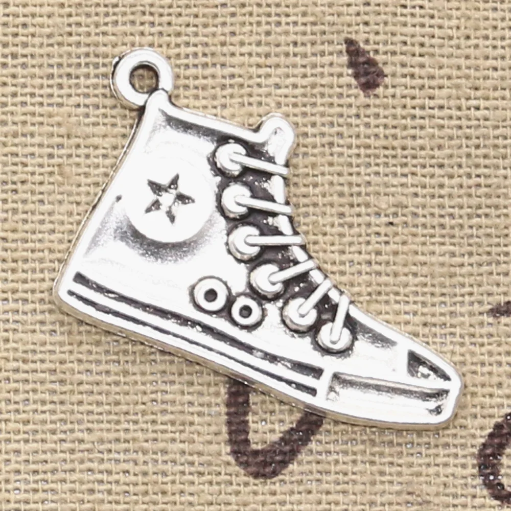 5pcs Charms basketball shoes 30x20mm Antique pendant fit,Vintage Tibetan Silver,DIY bracelet necklace
5pcs Charms basketball shoes 30x20mm Antique pendant fit,Vintage Tibetan Silver,DIY bracelet necklace