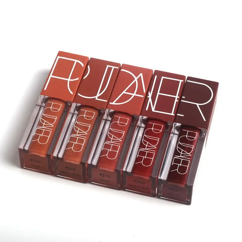 Pudaier 5 Color Matte Lip Gloss Velvet Liquid Lipstick Non-stick Cup Lip Glaze Waterproof Pumkin Popular Eat Earth Lipstick
Pudaier 5 Color Matte Lip Gloss Velvet Liquid Lipstick Non-stick Cup Lip Glaze Waterproof Pumkin Popular Eat Earth Lipstick