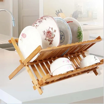 Drying Rack Folding Bamboo Dish Rack Dish Double layerBamboo Dish Rack Collapsible Dish Drainer Foldable Plate Rack
Drying Rack Folding Bamboo Dish Rack Dish Double layerBamboo Dish Rack Collapsible Dish Drainer Foldable Plate Rack