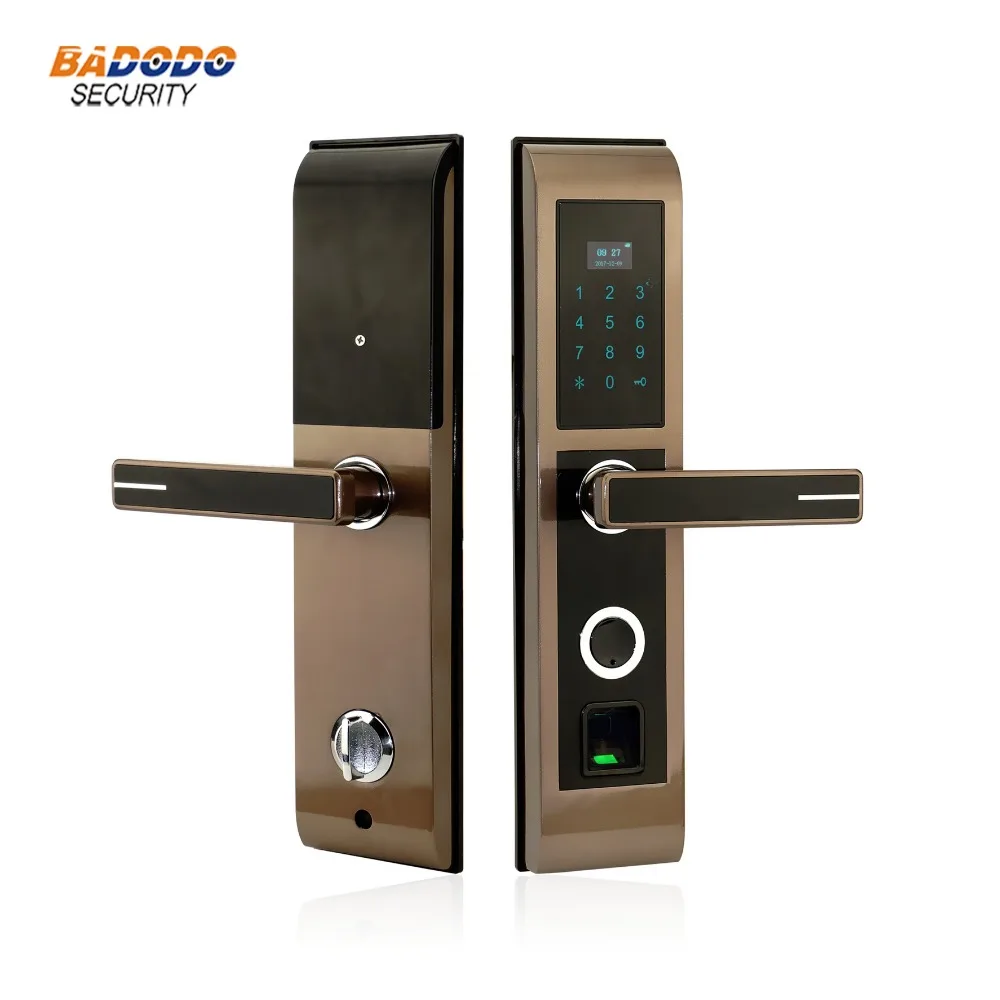 Intelligent Fingerprint Lock Digital Electronic biometric fingerprint Door Lock support Password Card mechanical key
Intelligent Fingerprint Lock Digital Electronic biometric fingerprint Door Lock support Password Card mechanical key