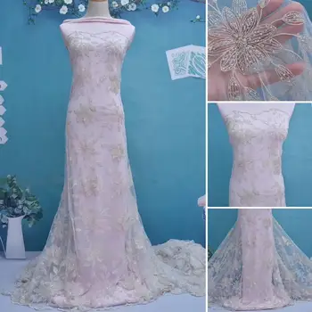 hot selling 5 yards embroidered tulle Net Lace French tulle mesh Lace Fabric ZH-5295 For dress with beads
hot selling 5 yards embroidered tulle Net Lace French tulle mesh Lace Fabric ZH-5295 For dress with beads
