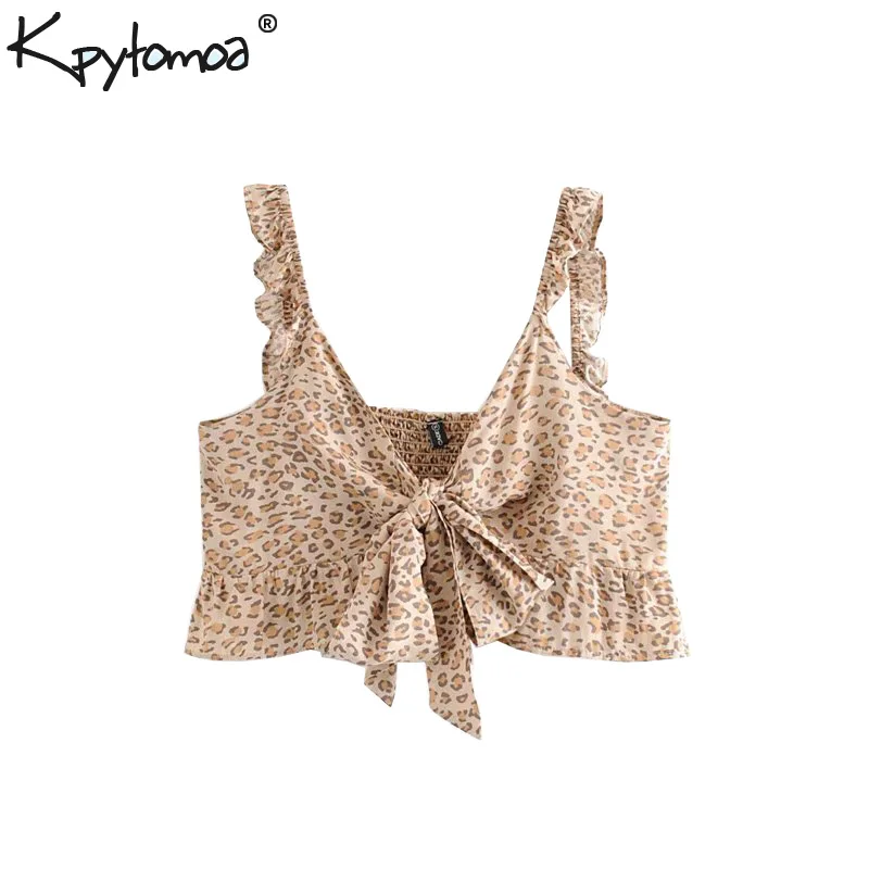 Boho Chic Summer Strap Tops Vintage Leopard Print Camis Women 2019 Fashion Bow Tie Backless Elastic Beach Shirts Blusas Mujer
Boho Chic Summer Strap Tops Vintage Leopard Print Camis Women 2019 Fashion Bow Tie Backless Elastic Beach Shirts Blusas Mujer