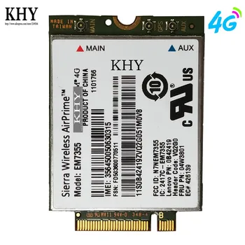 Original EM7355 Gobi5000 4G LTE/EVDO/HSPA+42Mbps NGFF for ThinkPad T431s T440 T440s T440p T540P W540 X240 FRU 04W3801
Original EM7355 Gobi5000 4G LTE/EVDO/HSPA+42Mbps NGFF for ThinkPad T431s T440 T440s T440p T540P W540 X240 FRU 04W3801