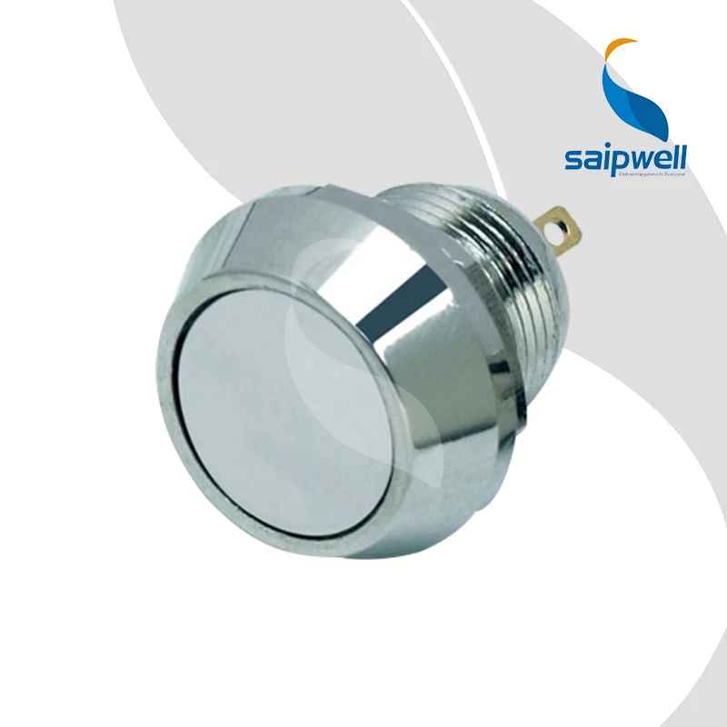 Resetable Type Waterproof IP65 Mini Button Switch / Flat Shape Metal Push Button Switch (SP12-A7)
Resetable Type Waterproof IP65 Mini Button Switch / Flat Shape Metal Push Button Switch (SP12-A7)