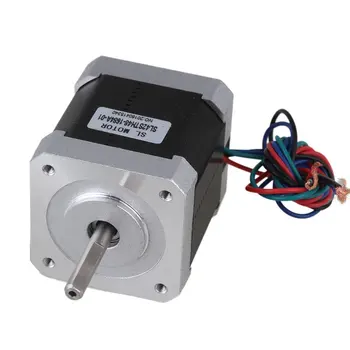 Silver 42mm Bipolar SL42STH48-1684-01 Stepping Motor DC12V 1.68A Two-Phase Stepper Motors with 4-lead Cable
Silver 42mm Bipolar SL42STH48-1684-01 Stepping Motor DC12V 1.68A Two-Phase Stepper Motors with 4-lead Cable