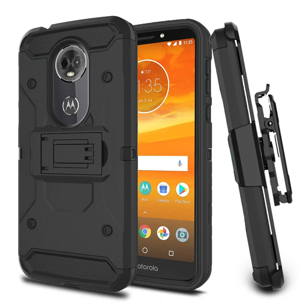 Heavy Duty Hybrid Armor Case 360 Degree Belt Clip Holster Shockproof Protective Cover For Motorola Moto E5 Plus / Moto E5 Supra
Heavy Duty Hybrid Armor Case 360 Degree Belt Clip Holster Shockproof Protective Cover For Motorola Moto E5 Plus / Moto E5 Supra