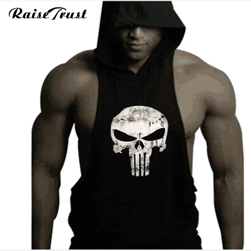 Image shark Wear Classic Tank Top Men s Muscle Gym Tank Tops for Fitness   Bodybuilding 100% cotton Loose training Suit