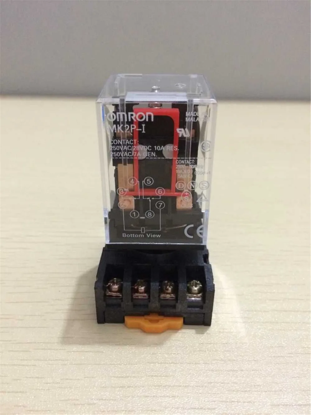 1 Набор MK2P-I 8-контактное реле миниатюрное промежуточное 10A 250VAC + PF083A цоколь 12VDC 24VDC