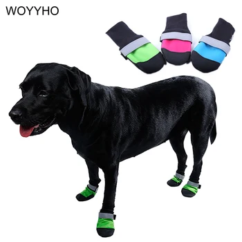 4pcs/set Non-slip Dog Shoes Pet Rain Wear Waterproof Reflective Rainboots Outdoor Paw Protector Boots For Medium Large Dogs
4pcs/set Non-slip Dog Shoes Pet Rain Wear Waterproof Reflective Rainboots Outdoor Paw Protector Boots For Medium Large Dogs