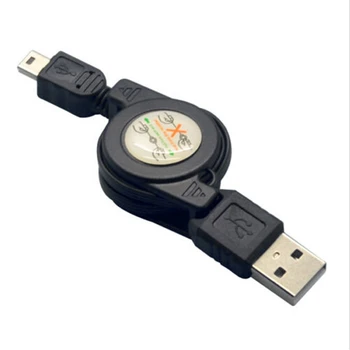 Portable Retractable 80cm Usb to Mini USB 5pin 2.0 5-Pin B Sync Data Cable Charging Cables Fast Quick Transfer Cord Line Useful
Portable Retractable 80cm Usb to Mini USB 5pin 2.0 5-Pin B Sync Data Cable Charging Cables Fast Quick Transfer Cord Line Useful