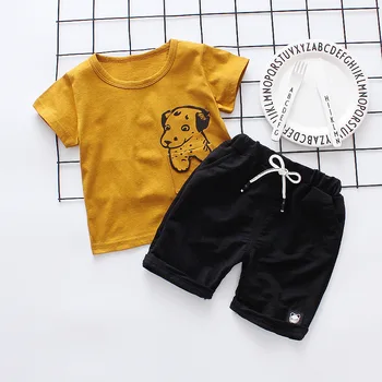 2019 New Summer Boys Clothing Sets Kids Boys Dog Cartoon Tops T-shirt+Black Shorts Pants 2 Pcs Boys Sports Suits 1 2 3 Years
2019 New Summer Boys Clothing Sets Kids Boys Dog Cartoon Tops T-shirt+Black Shorts Pants 2 Pcs Boys Sports Suits 1 2 3 Years