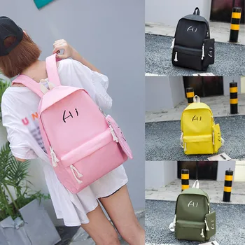 School Bags for Teenagers Fashion Ladies Solid Color Zipper Wild Large Capacity Backpack Student Bag Multi-Function Bagpack
School Bags for Teenagers Fashion Ladies Solid Color Zipper Wild Large Capacity Backpack Student Bag Multi-Function Bagpack