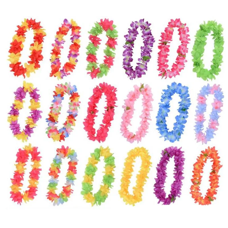 2019 New Colorful Hawaiian Leis Flower Garland Necklace Hawaii Floral Wreath Beach Holiday Tropical Party Favor Dress Decor
2019 New Colorful Hawaiian Leis Flower Garland Necklace Hawaii Floral Wreath Beach Holiday Tropical Party Favor Dress Decor
