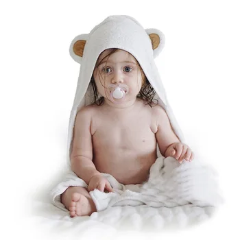 Solid color bamboo fiber baby cartoon hugging blanket with panda hats bath towels
Solid color bamboo fiber baby cartoon hugging blanket with panda hats bath towels