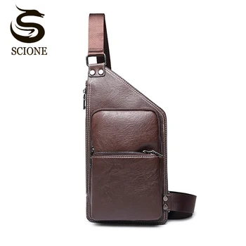 Hot Men's Fashion Crossbody Bag Theftproof Rotatable Button Open Leather Chest Bags Men Shoulder Bags Chest Waist Pack
Hot Men's Fashion Crossbody Bag Theftproof Rotatable Button Open Leather Chest Bags Men Shoulder Bags Chest Waist Pack