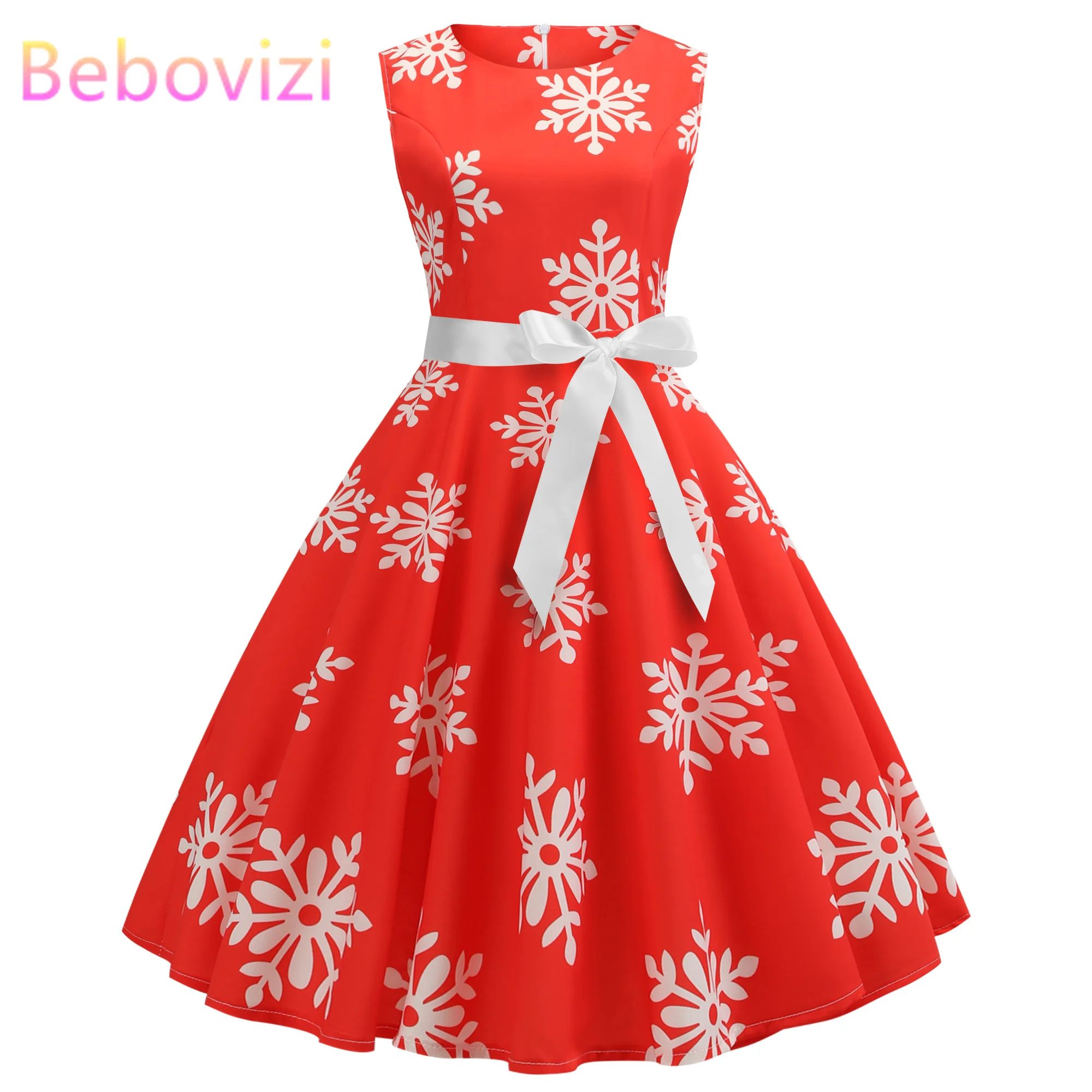 Red Women A-Line Dress New 2019 Christmas Casual Snowflake Robe Femme Rockabilly Swing Vestidos Party Dresses Retro Vintage 50s
Red Women A-Line Dress New 2019 Christmas Casual Snowflake Robe Femme Rockabilly Swing Vestidos Party Dresses Retro Vintage 50s