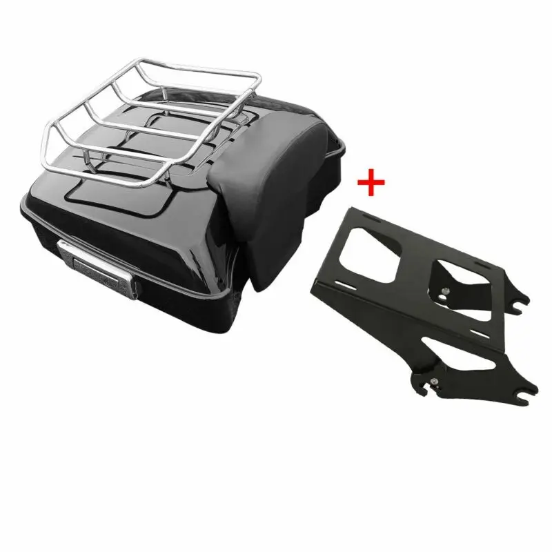 Motorcycle Chopped Tour Pak Pack Trunk Razor Backrest Rack For Harley Touring Road King Road Glide Street Glide 2014-2018
Motorcycle Chopped Tour Pak Pack Trunk Razor Backrest Rack For Harley Touring Road King Road Glide Street Glide 2014-2018