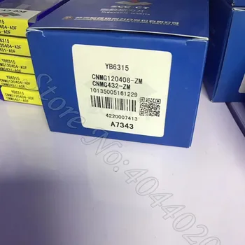 CNMG120408-ZM YB6315 10pcs/box New original cutting tool carbide insert for CNC
CNMG120408-ZM YB6315 10pcs/box New original cutting tool carbide insert for CNC
