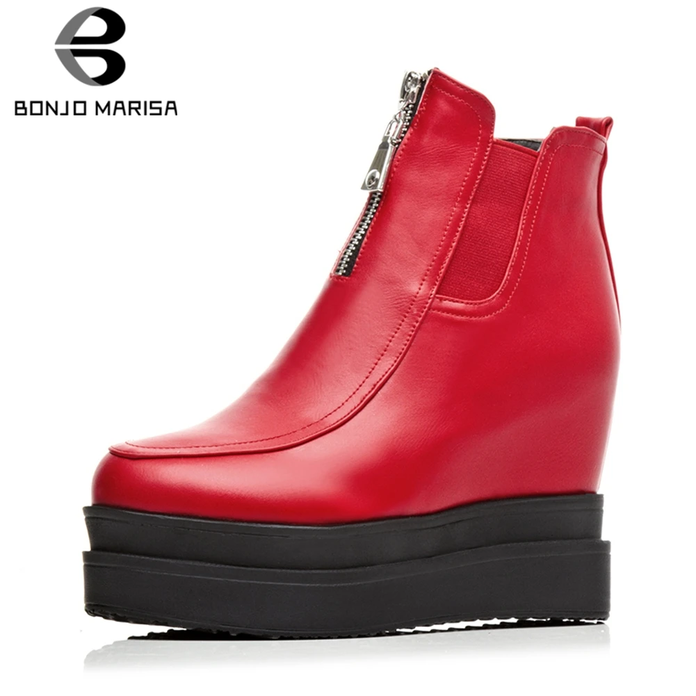 BONJOMARISA New Girl Fashion Height Increasing Ankle Boots Women 2019 Warm Fur Platform Booties Ladies High Shoes Woman
BONJOMARISA New Girl Fashion Height Increasing Ankle Boots Women 2019 Warm Fur Platform Booties Ladies High Shoes Woman