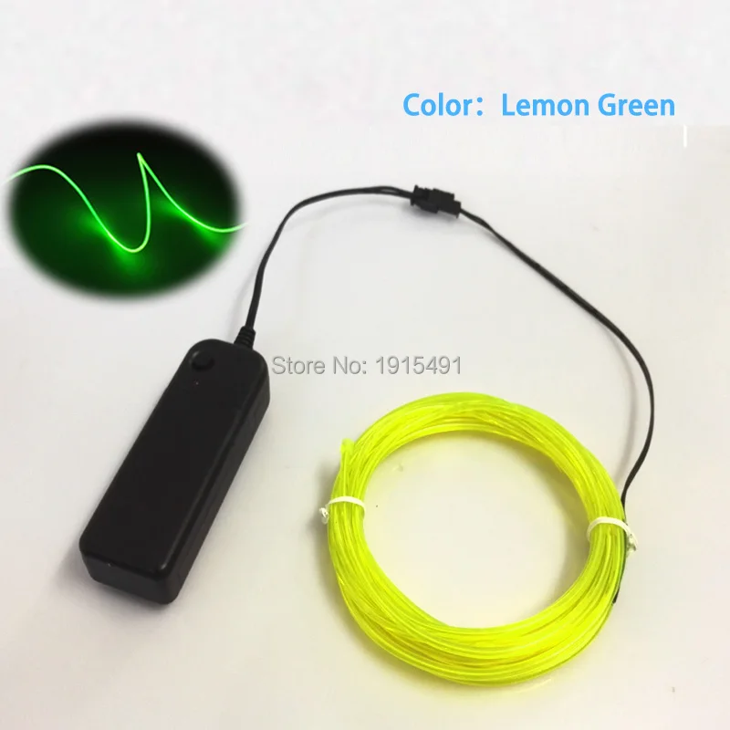 Luminous 3.2mm 3Meters EL Cable Rope Tube Neon Light Up Led Strip for Christmas Halloween Easter Decor 10 Colors Optional
Luminous 3.2mm 3Meters EL Cable Rope Tube Neon Light Up Led Strip for Christmas Halloween Easter Decor 10 Colors Optional