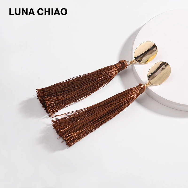 LUNA CHIAO 2019 Fashion Jewelry Bohemian Boho Metal Earring Long Tassels Earrings for Women
LUNA CHIAO 2019 Fashion Jewelry Bohemian Boho Metal Earring Long Tassels Earrings for Women