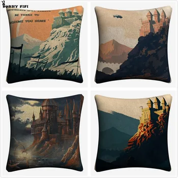 Vintage Hogwarts School Art Decorative Cotton Linen Cushion Cover 45x45cm For Sofa Chair Pillowcase Home Decor Almofada
Vintage Hogwarts School Art Decorative Cotton Linen Cushion Cover 45x45cm For Sofa Chair Pillowcase Home Decor Almofada