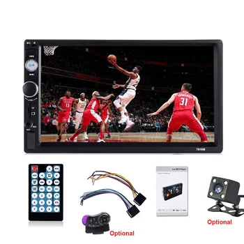 Essgoo 7" 2 Din Car Radio Touch Screen Car Audio Stereo Bluetooth USB FM Autoradio Vehicle Multimedia MP5 Player Remote Control
Essgoo 7" 2 Din Car Radio Touch Screen Car Audio Stereo Bluetooth USB FM Autoradio Vehicle Multimedia MP5 Player Remote Control