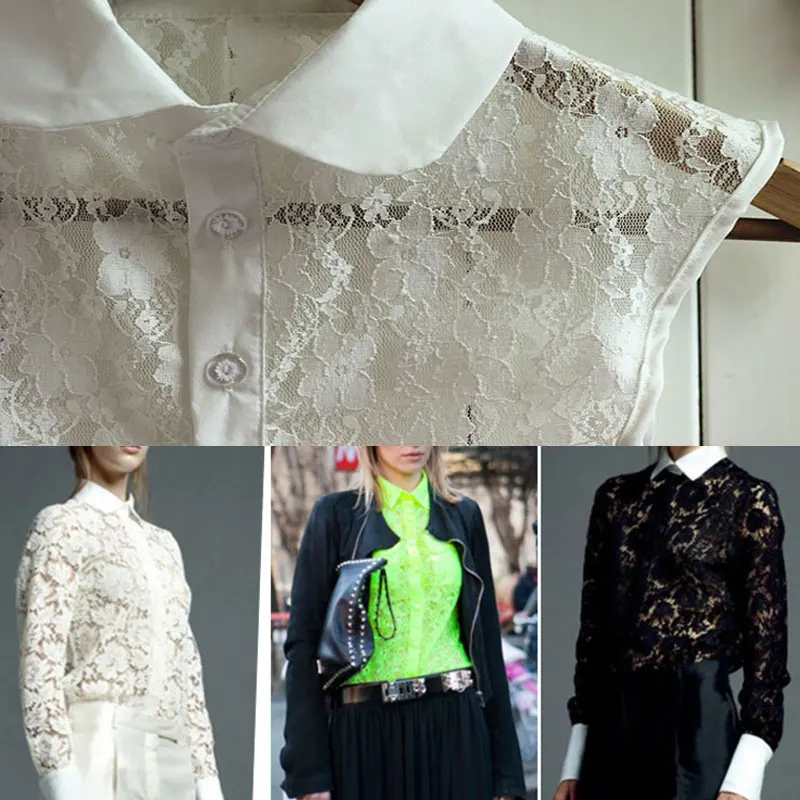 Women Shirt Fake Collar Vintage Detachable Lace Lapel Blouse Top Sweater False Collars Neckwear Lady Clothes Accessories dg88
Women Shirt Fake Collar Vintage Detachable Lace Lapel Blouse Top Sweater False Collars Neckwear Lady Clothes Accessories dg88