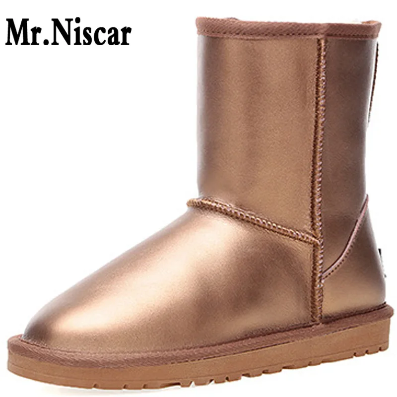 Mr.Niscar 2017 Hot Sale Women Waterproof Mid-Calf Boots Women Snow Boots Round Toe Flat with Black White Silver Winter Shoes
Mr.Niscar 2017 Hot Sale Women Waterproof Mid-Calf Boots Women Snow Boots Round Toe Flat with Black White Silver Winter Shoes