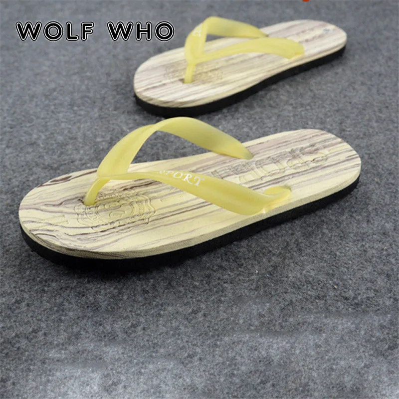 WOLF WHO New Arrival Summer Men Flip Flops High Quality Beach Sandals Non-slide Male Slippers Zapatos Hombre Casual Shoes X-166
WOLF WHO New Arrival Summer Men Flip Flops High Quality Beach Sandals Non-slide Male Slippers Zapatos Hombre Casual Shoes X-166