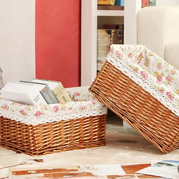 23*15*12cm NEW PRODUCTS Wicker Weaving Storage Basket Storage Box For Cosmetics tea picnic basket organizer Container
23*15*12cm NEW PRODUCTS Wicker Weaving Storage Basket Storage Box For Cosmetics tea picnic basket organizer Container