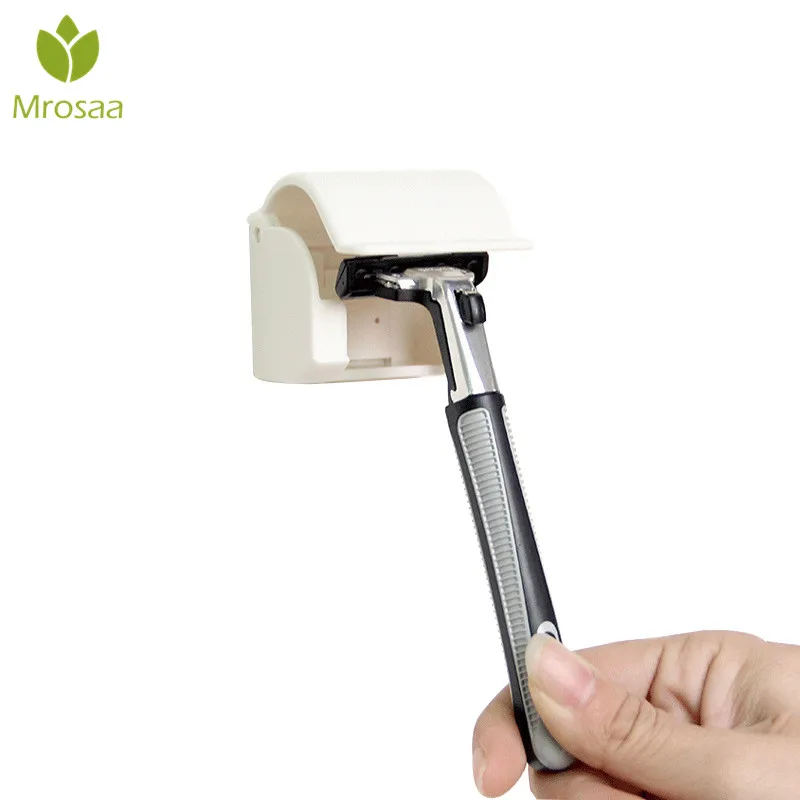Mrosaa Bathroom White Shaver Holder Plastic Sticker Razor Holder Hanger Cupula Shaver Hanging Storage Rack With Dust Cover Cap
Mrosaa Bathroom White Shaver Holder Plastic Sticker Razor Holder Hanger Cupula Shaver Hanging Storage Rack With Dust Cover Cap