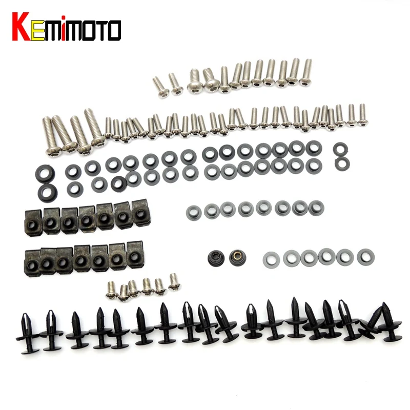 KEMiMOTO Motorcycle Fairing Bolt Screw Nuts Washers Fastener Fixation for SUZUKI GSXR GSX-R 1300 GSXR1300 1999-2007 Full Kit
KEMiMOTO Motorcycle Fairing Bolt Screw Nuts Washers Fastener Fixation for SUZUKI GSXR GSX-R 1300 GSXR1300 1999-2007 Full Kit