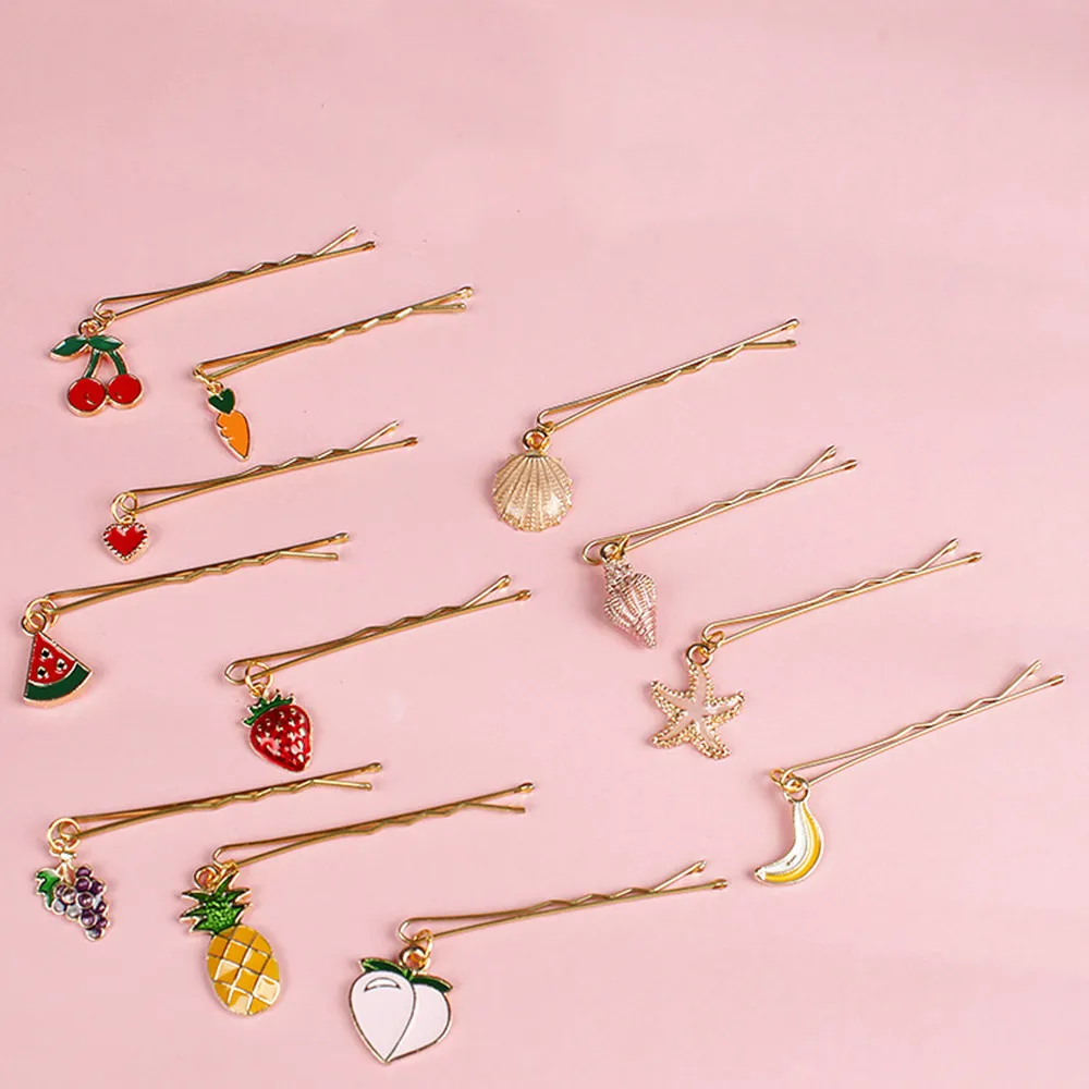 1 pc Girls Sweet Hair Pin Korean Fashion Fruit Hair Clip Gold Metal Pins Women Hair Accessories High Quality Hot Sale
1 pc Girls Sweet Hair Pin Korean Fashion Fruit Hair Clip Gold Metal Pins Women Hair Accessories High Quality Hot Sale