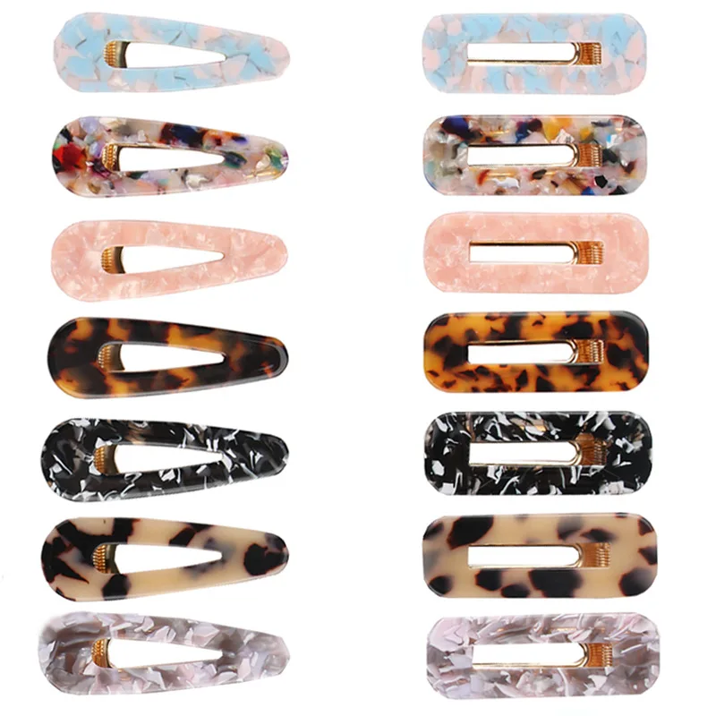Korea Geometric Waterdrop Acrylic Shiny Tin Foil Sequins Hair Clips Vintage Hair Accessorie Leopard Barrette Hairpin For Women
Korea Geometric Waterdrop Acrylic Shiny Tin Foil Sequins Hair Clips Vintage Hair Accessorie Leopard Barrette Hairpin For Women