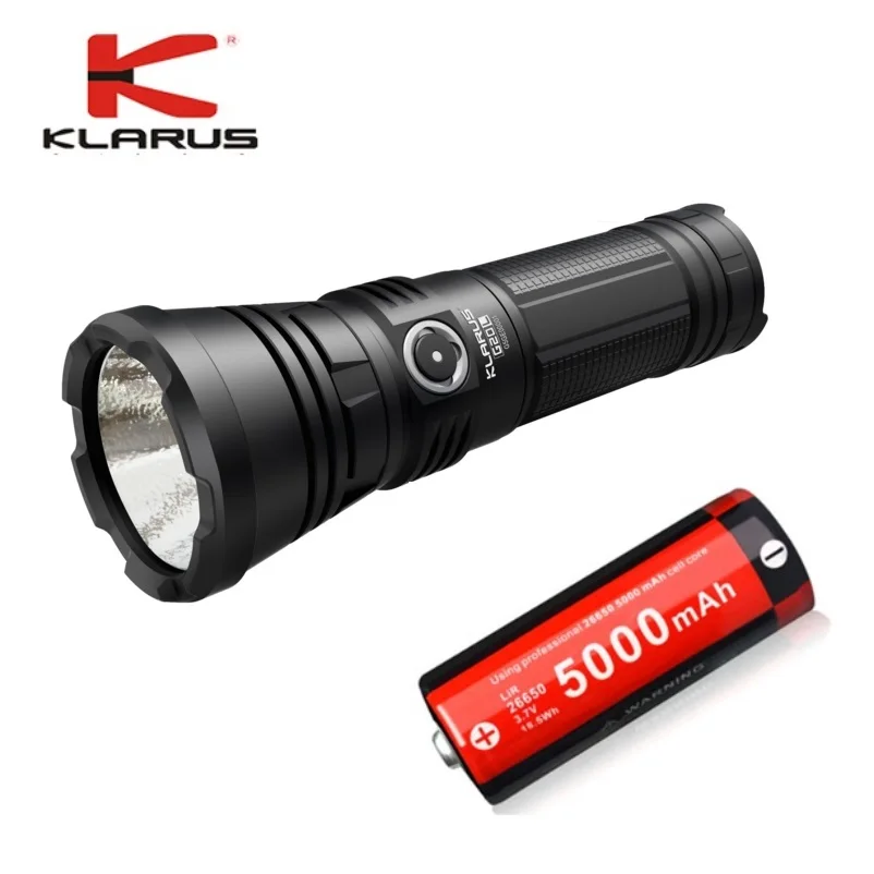 KLARUS G20L CREE Next Gen. XHP70.2 P2 3000 lumens Micro-USB Charging Port LED Flashlight Tactical Light with 26650 Battery
KLARUS G20L CREE Next Gen. XHP70.2 P2 3000 lumens Micro-USB Charging Port LED Flashlight Tactical Light with 26650 Battery