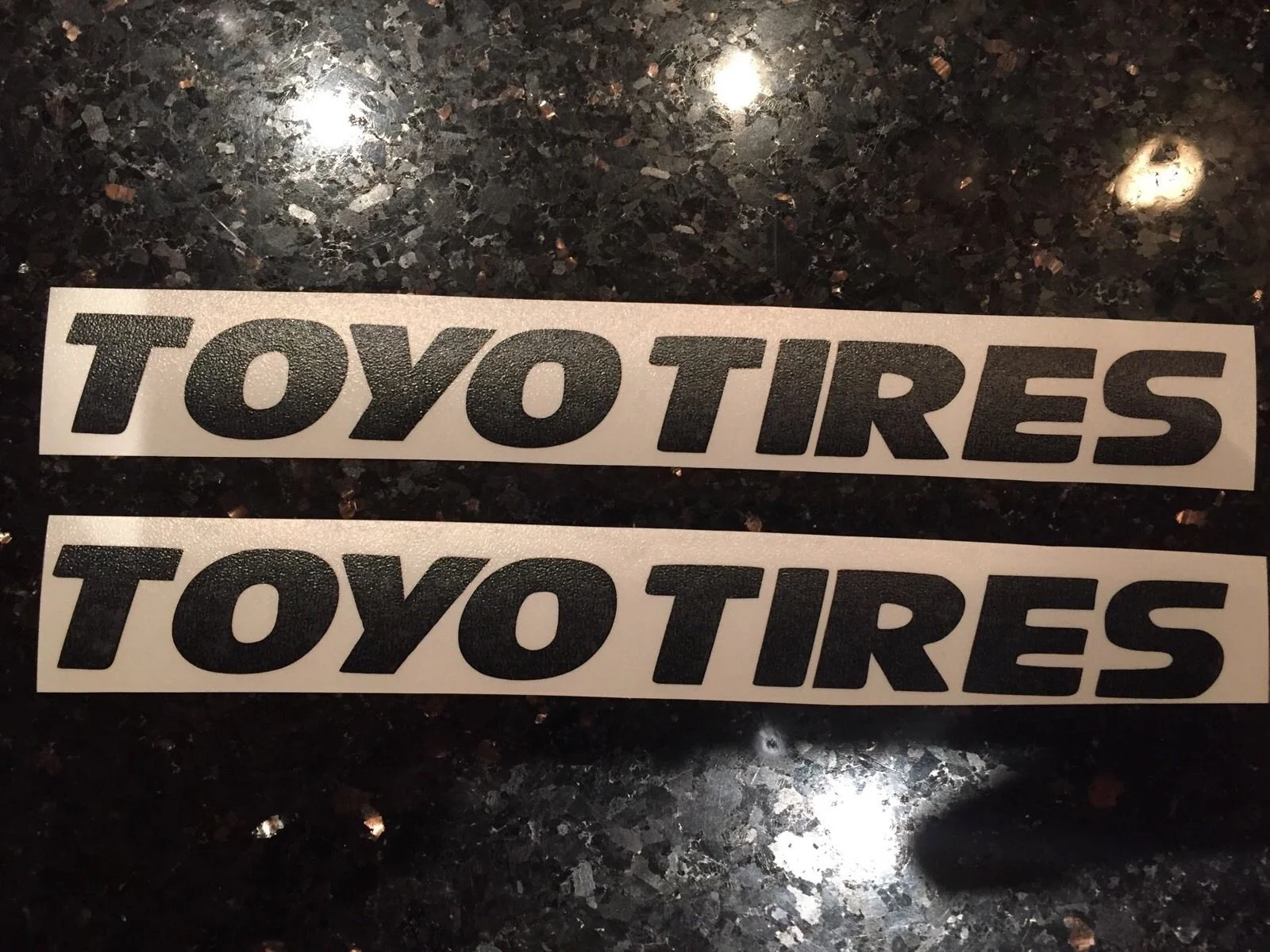 TOYO TIRES 8" die cuts stickers decal vinyl *WHITE* FREE SHIPPING!!! set of 2 TOYO TIRES 8" die cuts stickers decal vinyl *WHITE* FREE SHIPPING!!! set of 2