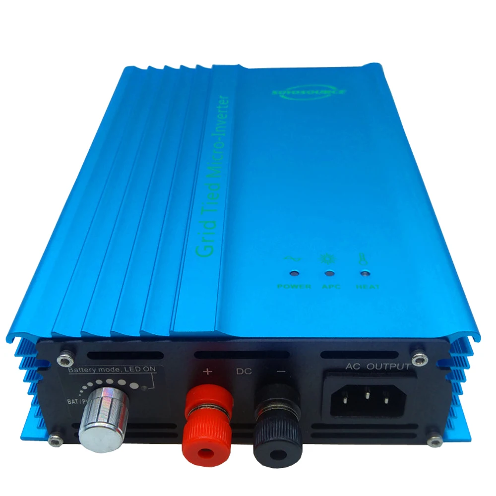 500W MPPT Pure Sine Wave Grid Tie Inverter for PV/Battery Micro Grid Tie Inverter with Adjutable Battery Discharge Function,
500W MPPT Pure Sine Wave Grid Tie Inverter for PV/Battery Micro Grid Tie Inverter with Adjutable Battery Discharge Function,