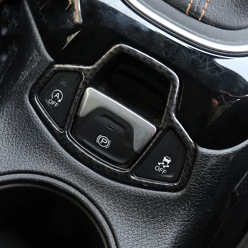 For Jeep Compass 2017 2018 ABS Carbon fibre Electronic Auto Handbrake Hand Brake Button Panel Trim Cover Styling accessories
For Jeep Compass 2017 2018 ABS Carbon fibre Electronic Auto Handbrake Hand Brake Button Panel Trim Cover Styling accessories