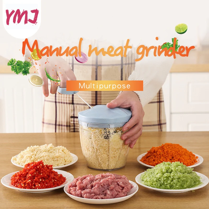 1Pc Multifunction Manual Meat Grinder Juicers Hand-power Food Processors Chopper Mincer Mixer Blender Chop Fruit Vegetable Nut
1Pc Multifunction Manual Meat Grinder Juicers Hand-power Food Processors Chopper Mincer Mixer Blender Chop Fruit Vegetable Nut