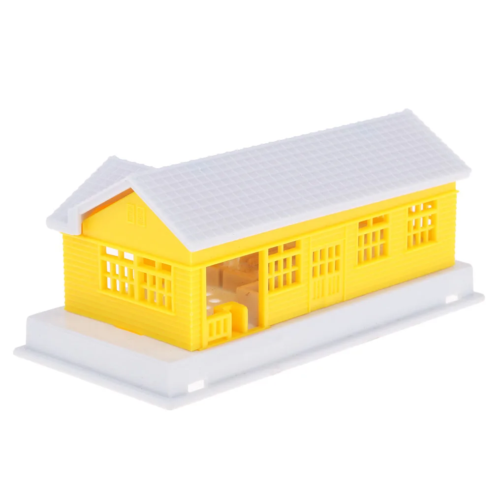 1:87 Scale Modern Miniature Building House DIY Sand Table Railway Diorama dollhouse style unique design Perfect for DIY